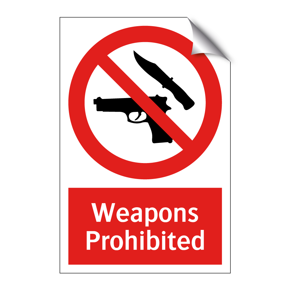 Weapons Prohibited