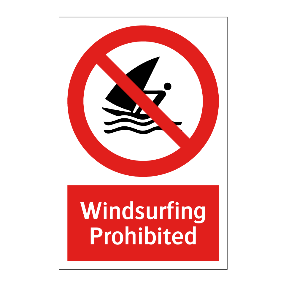 Windsurfing Prohibited