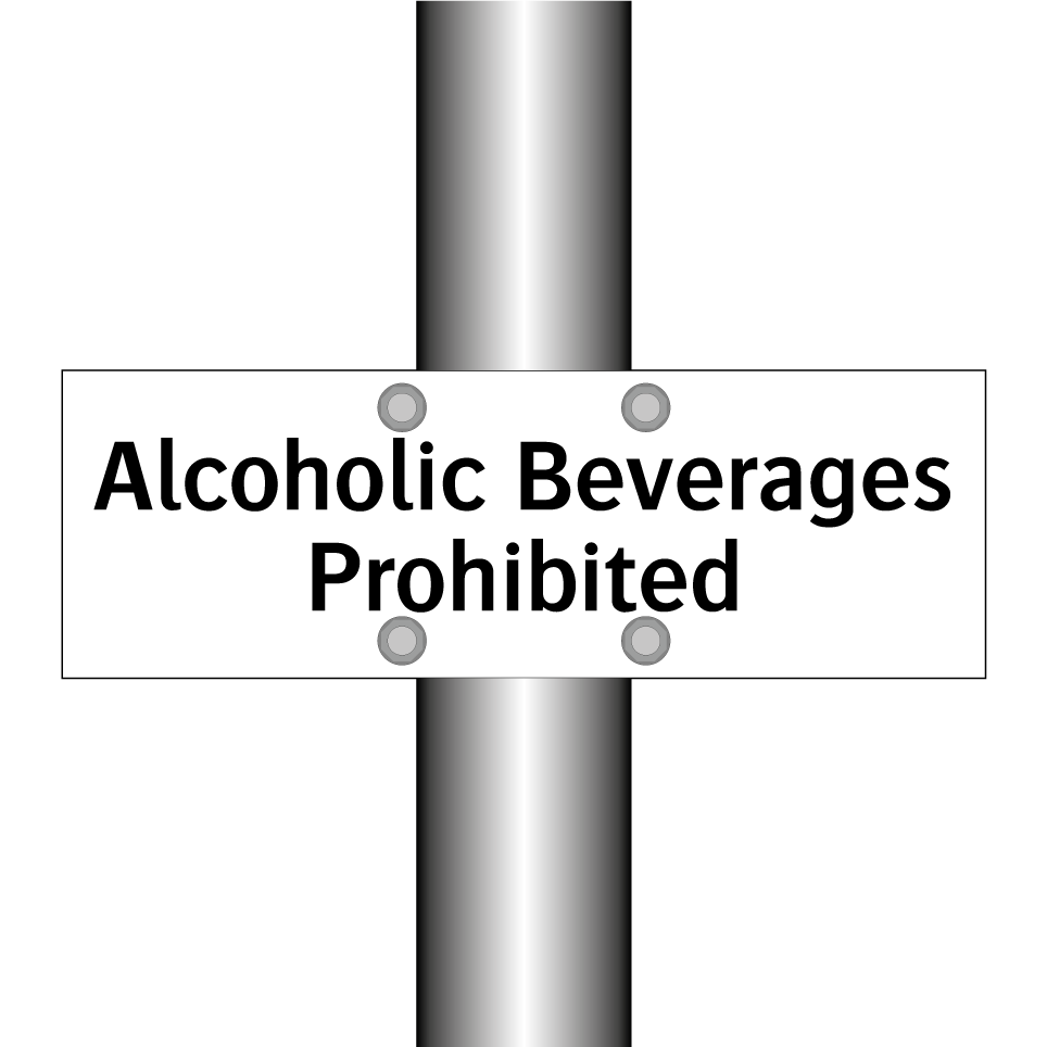 Alcoholic Beverages Prohibited