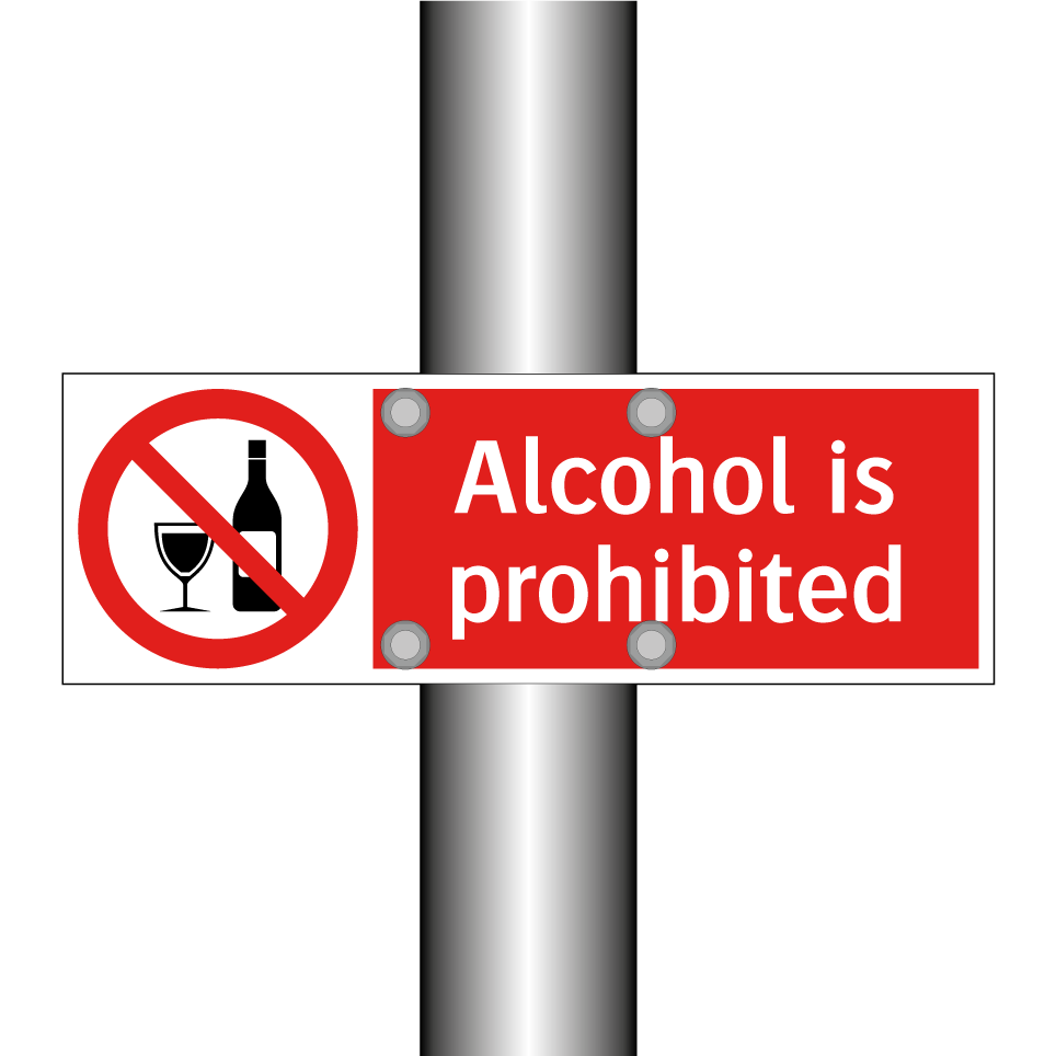 Alcohol is prohibited
