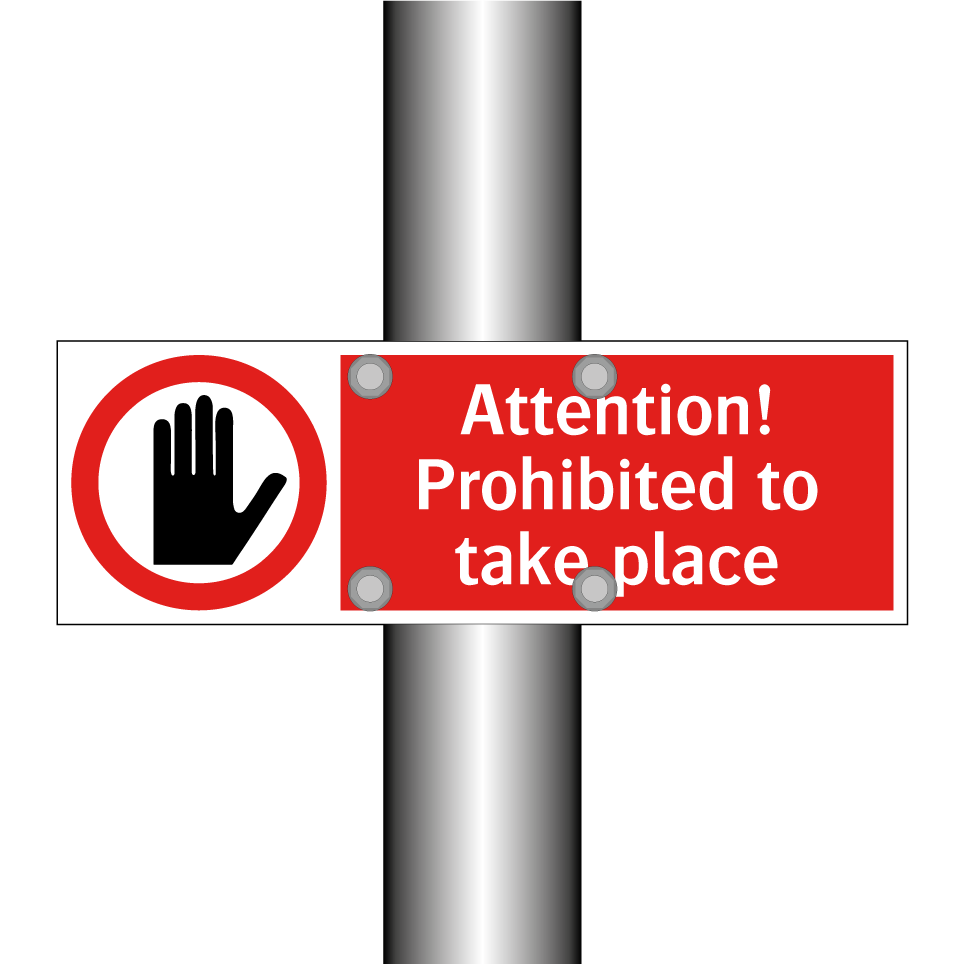 Attention! Prohibited to take place