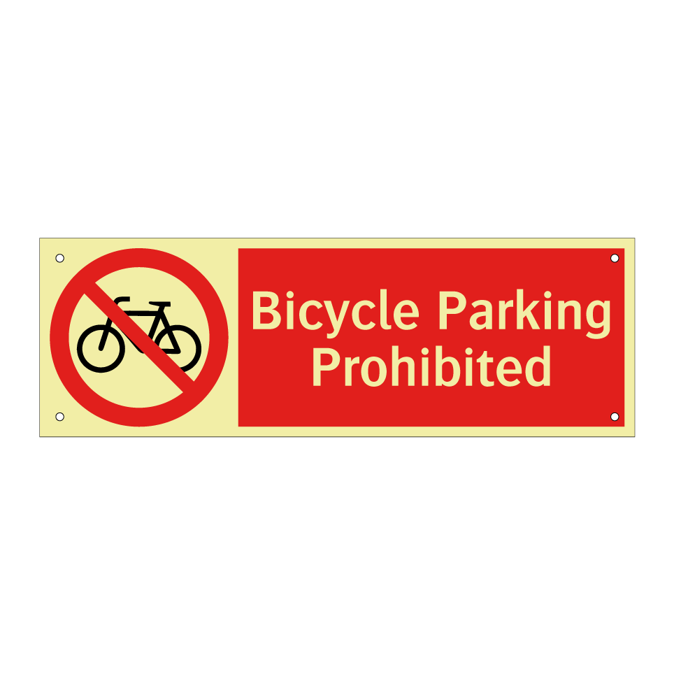Bicycle Parking Prohibited