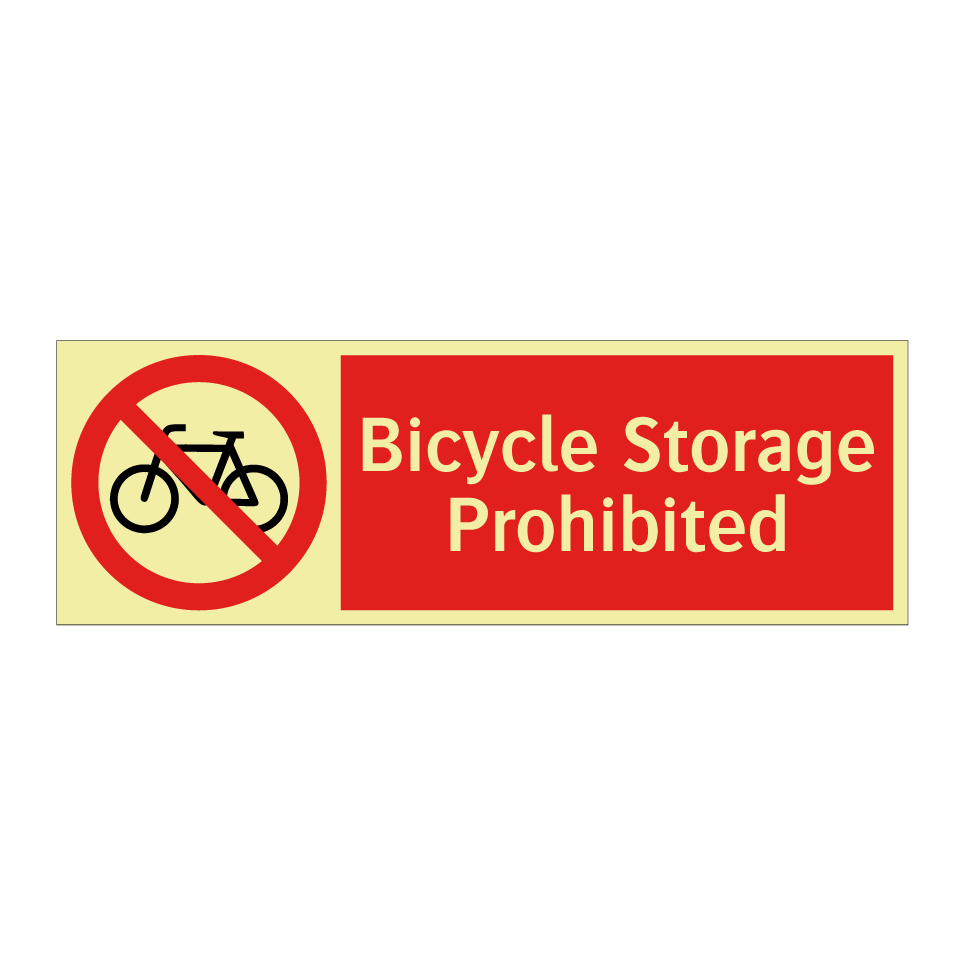 Bicycle Storage Prohibited