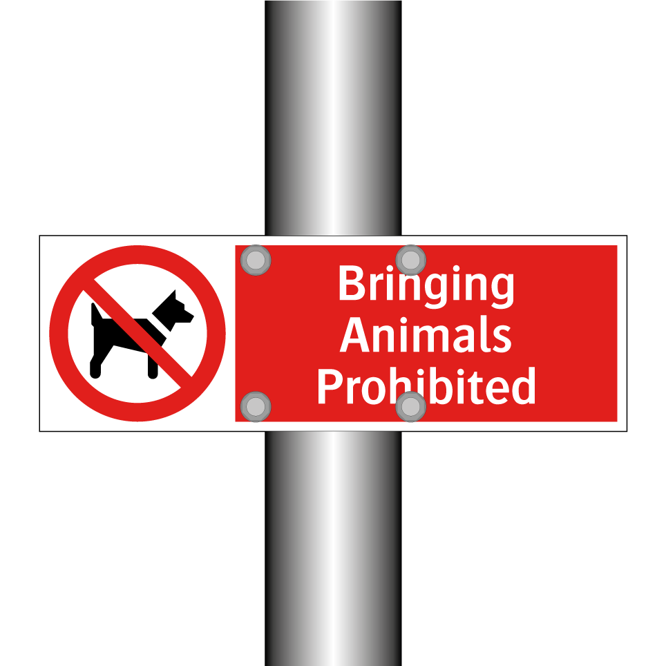 Bringing Animals Prohibited