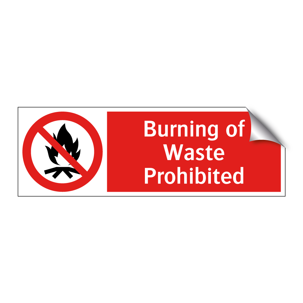 Burning of Waste Prohibited