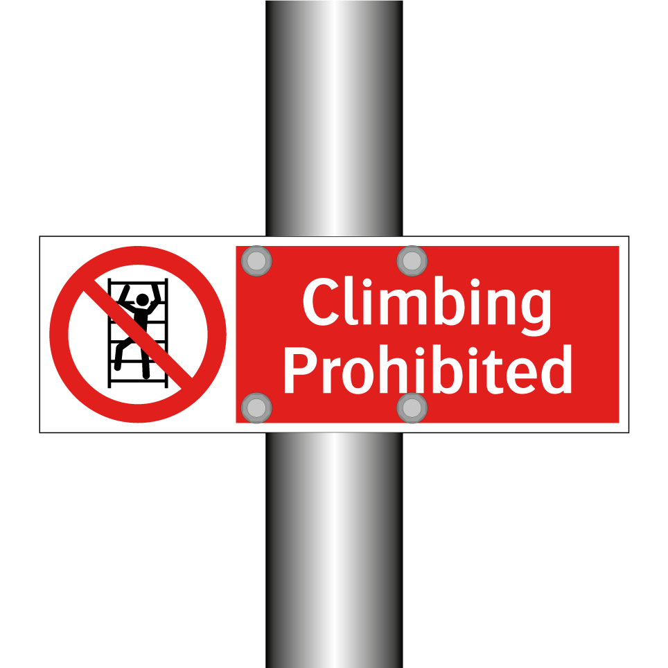 Climbing Prohibited