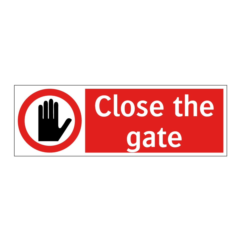 Close the gate