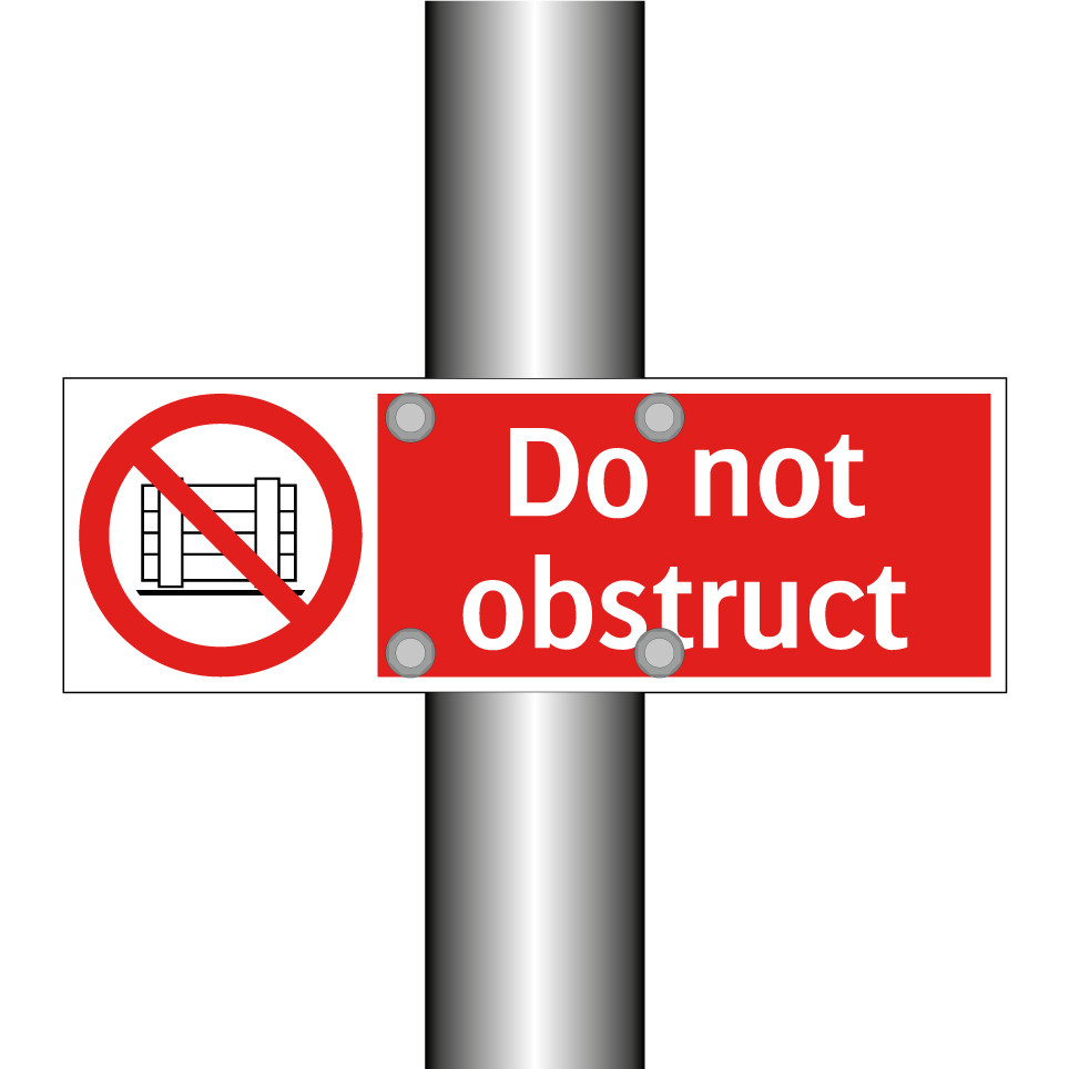 Do not obstruct