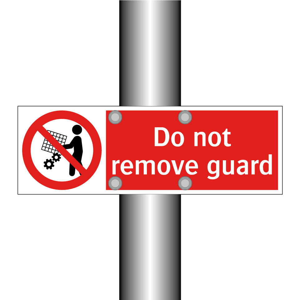 Do not remove guard