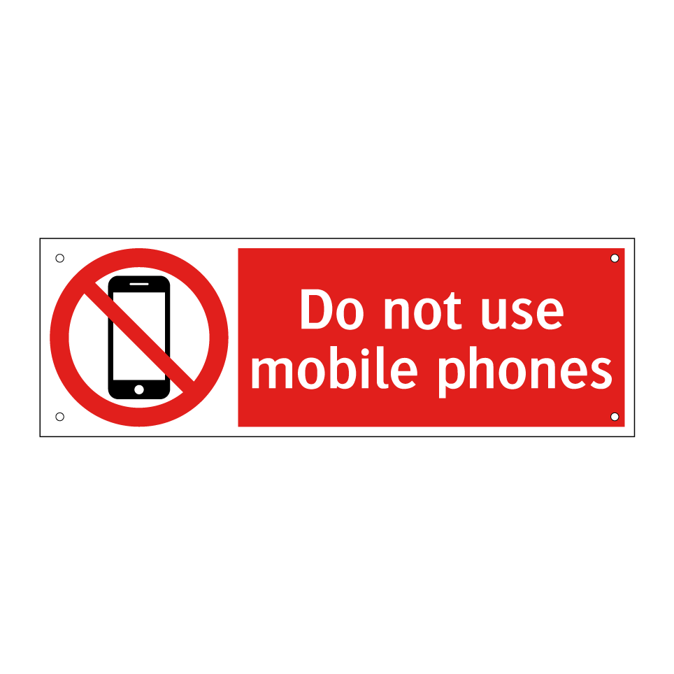 Do not use mobile phones