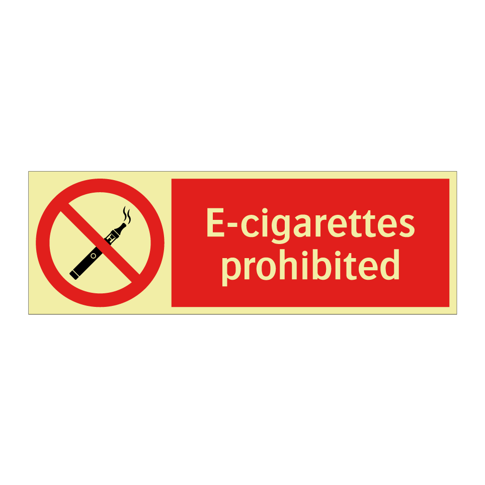 E-cigarettes prohibited