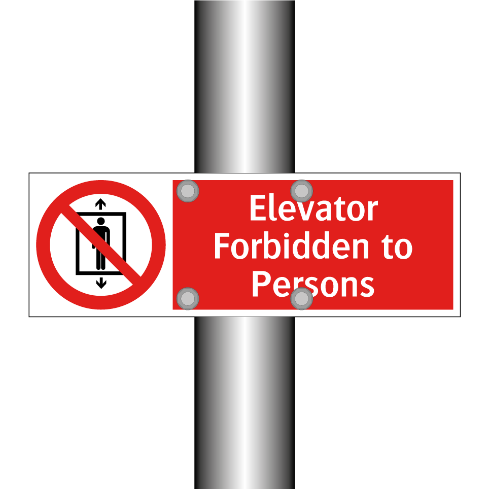 Elevator Forbidden to Persons