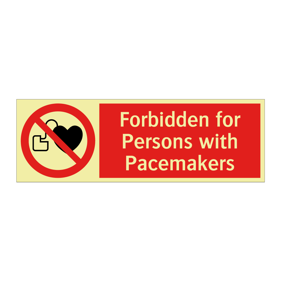 Forbidden for Persons with Pacemakers