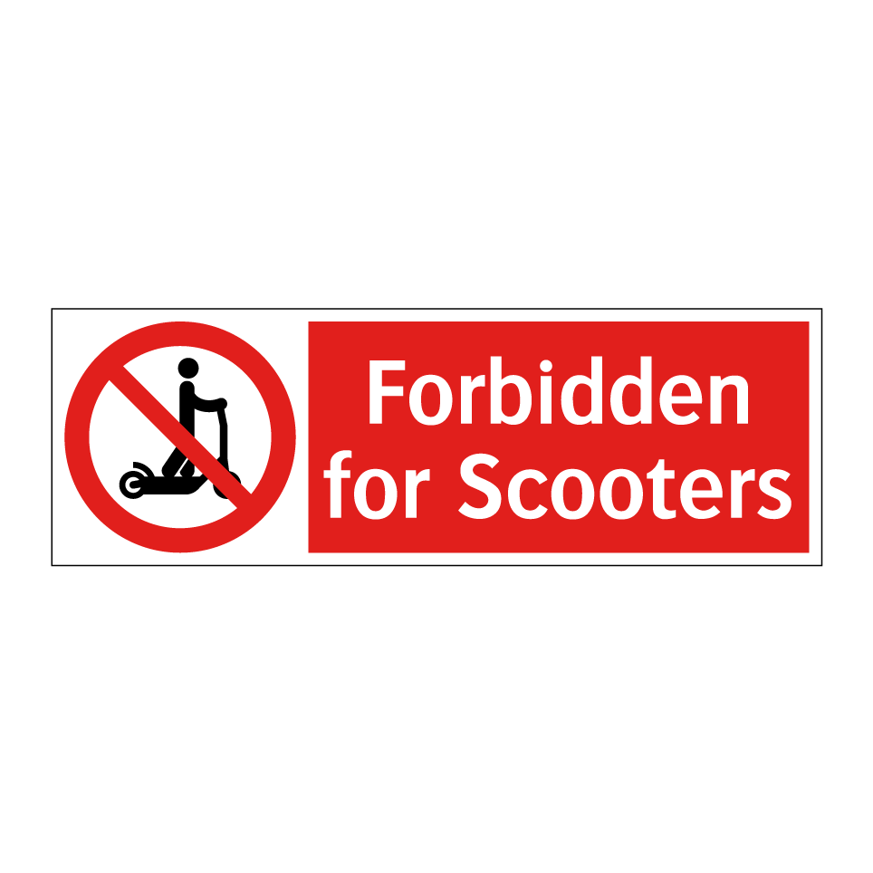 Forbidden for Scooters
