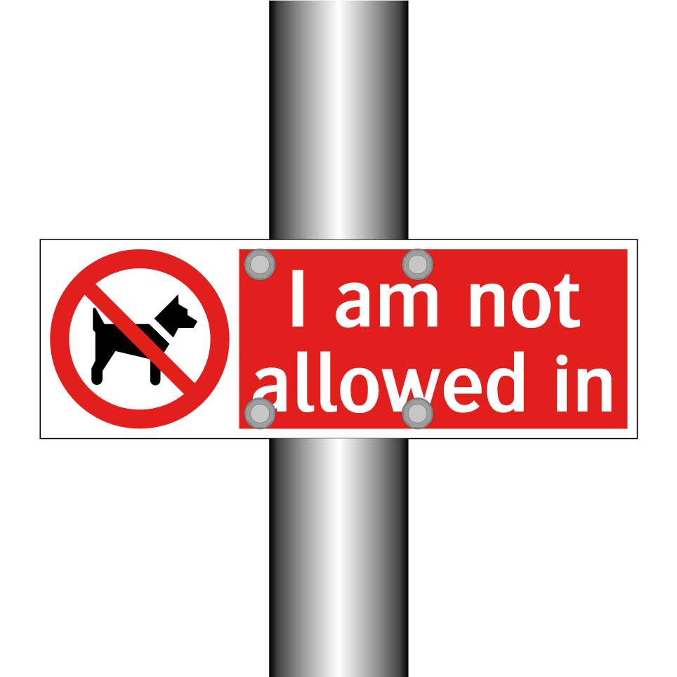 I am not allowed in