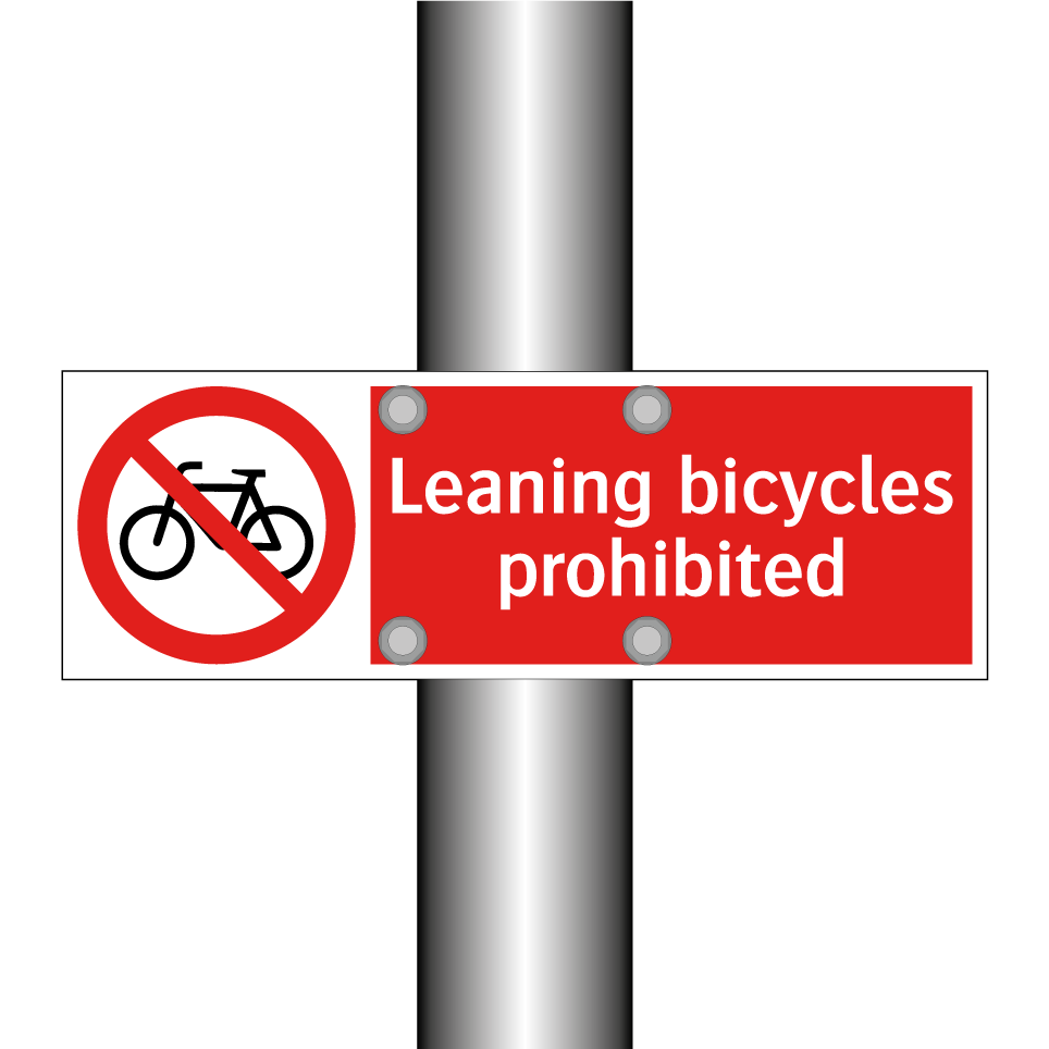 Leaning bicycles prohibited