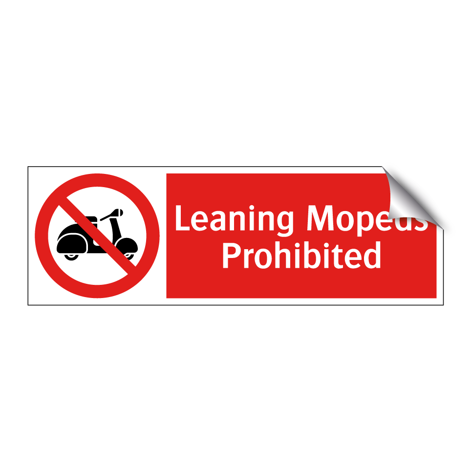 Leaning Mopeds Prohibited