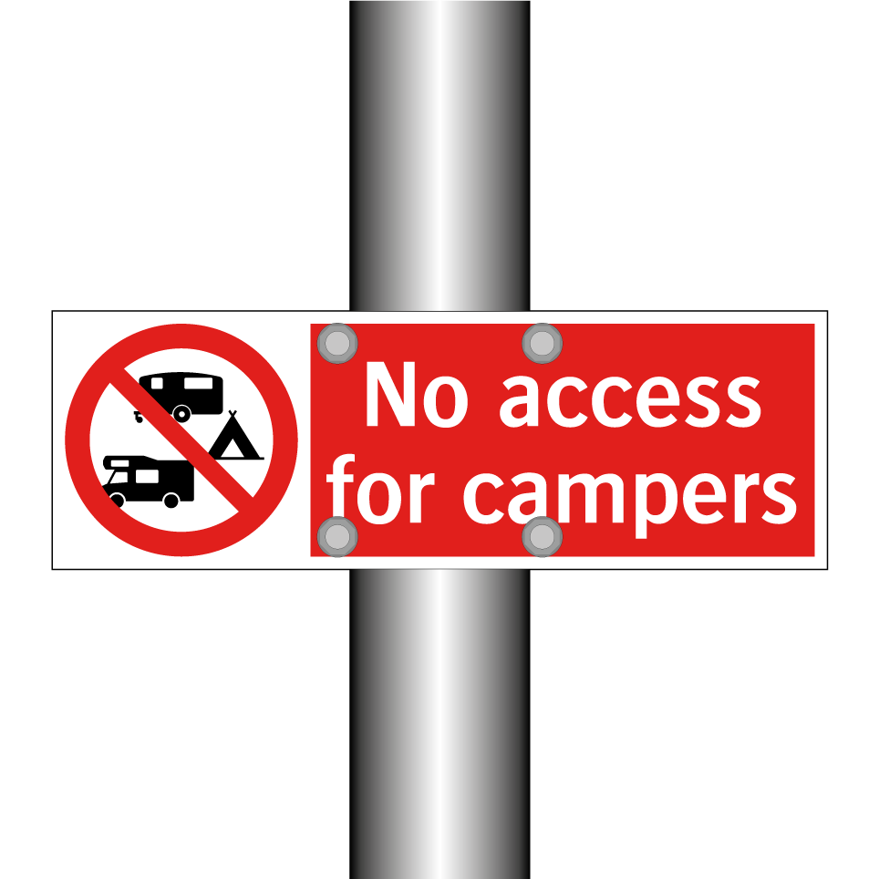 No access for campers