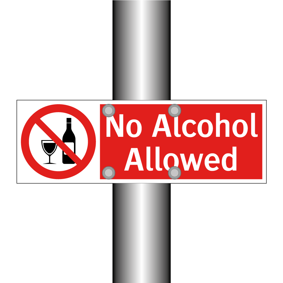 No Alcohol Allowed