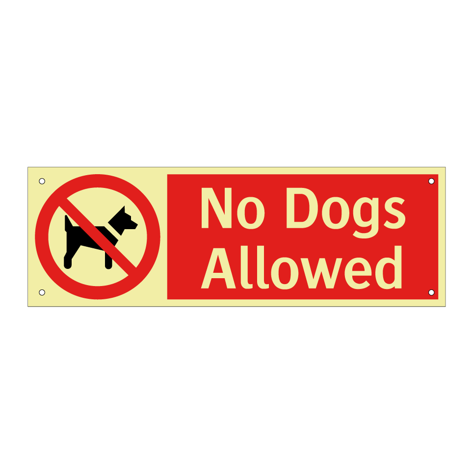 No Dogs Allowed
