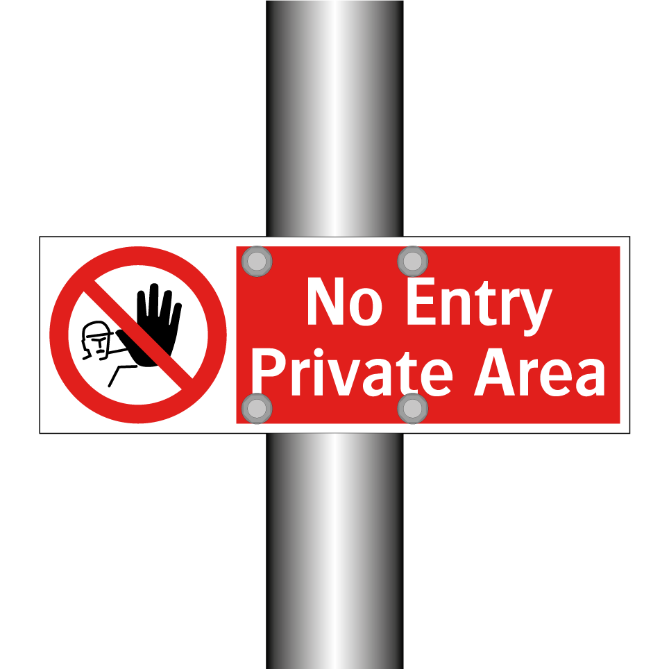 No Entry Private Area