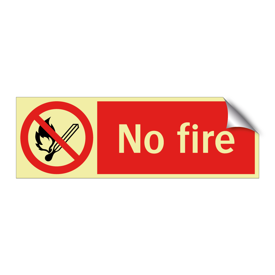No fire