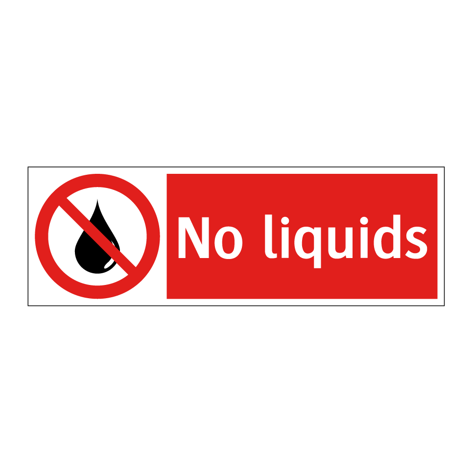 No liquids