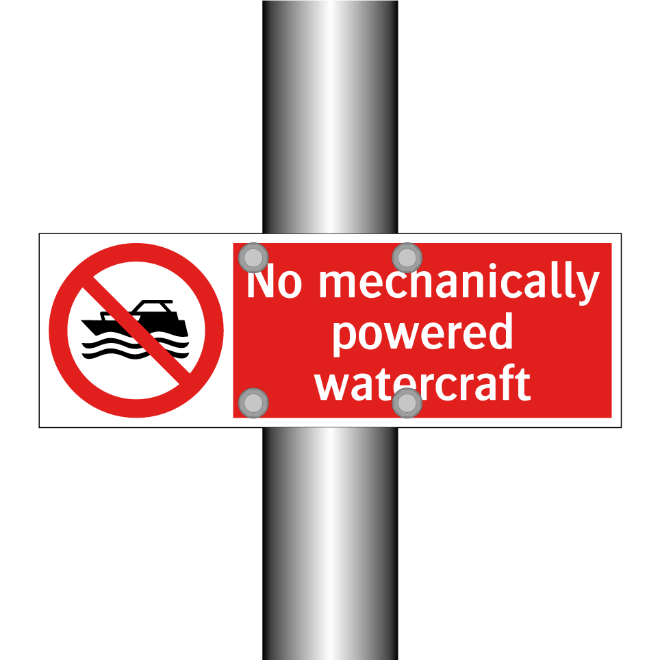 No mechanically powered watercraft