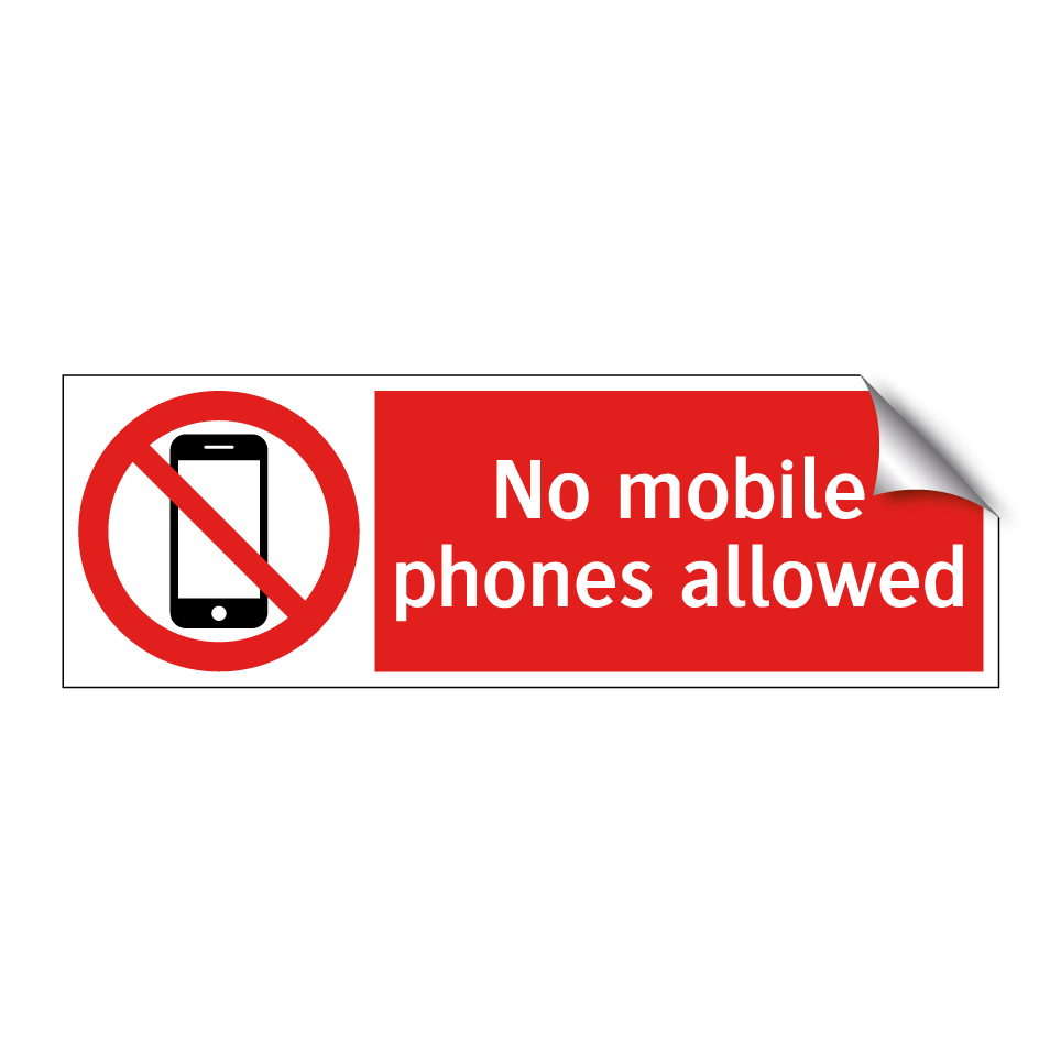 No mobile phones allowed