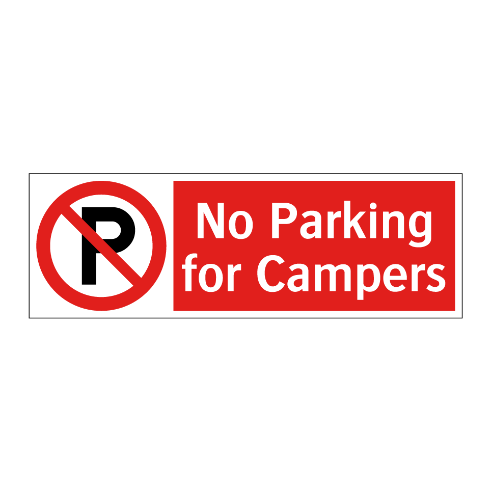 No Parking for Campers