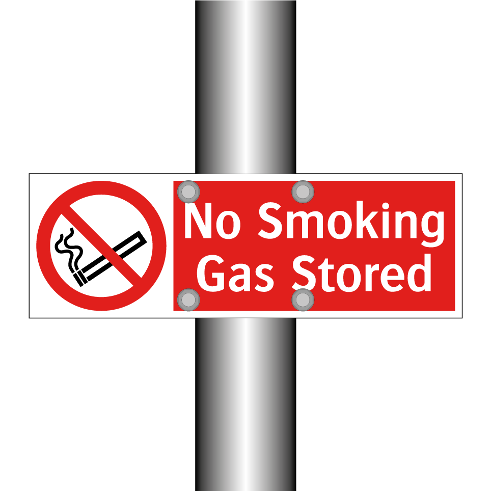 No Smoking Gas Stored