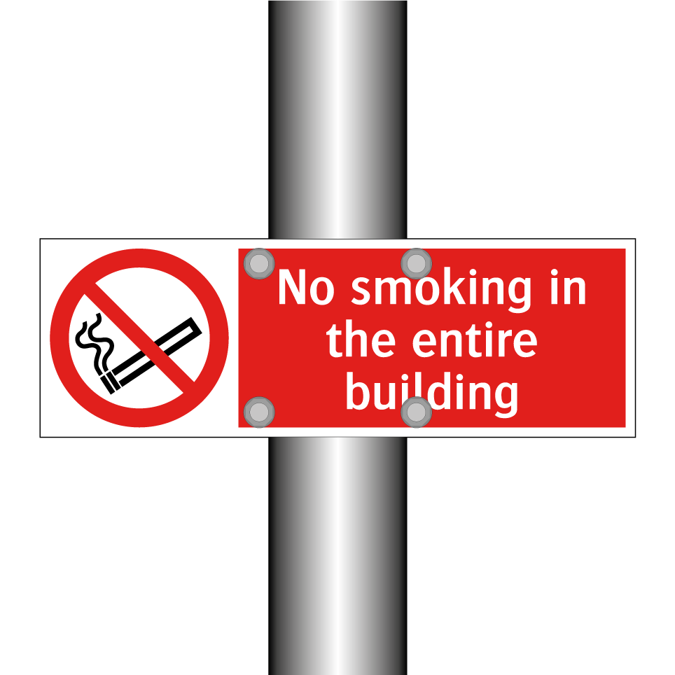 No smoking in the entire building