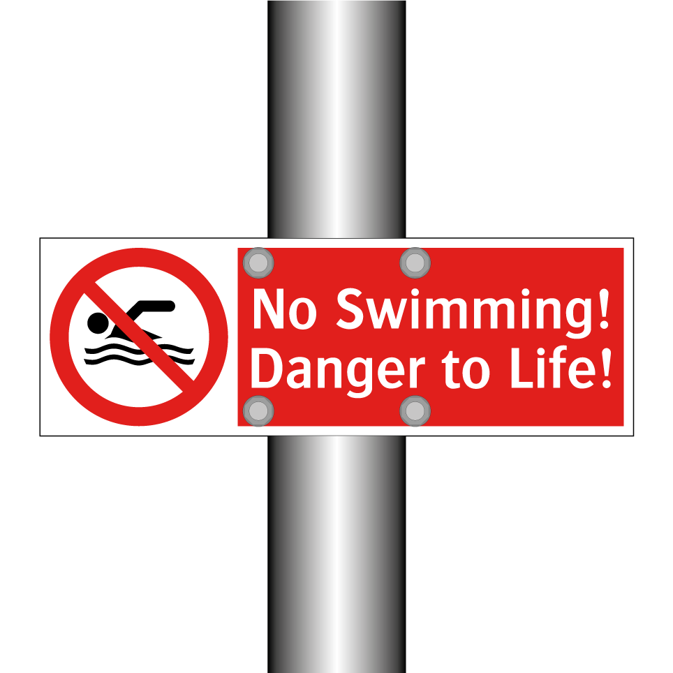No Swimming! Danger to Life!