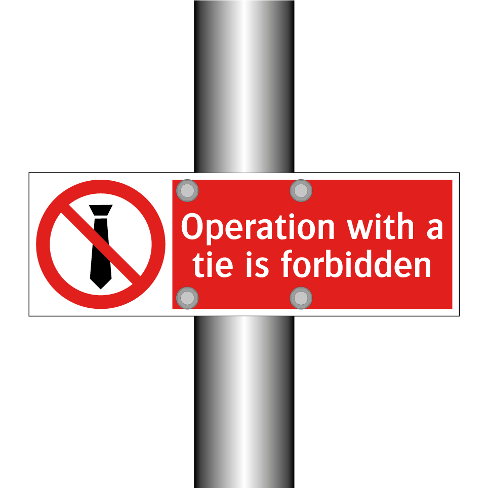 Operation with a tie is forbidden