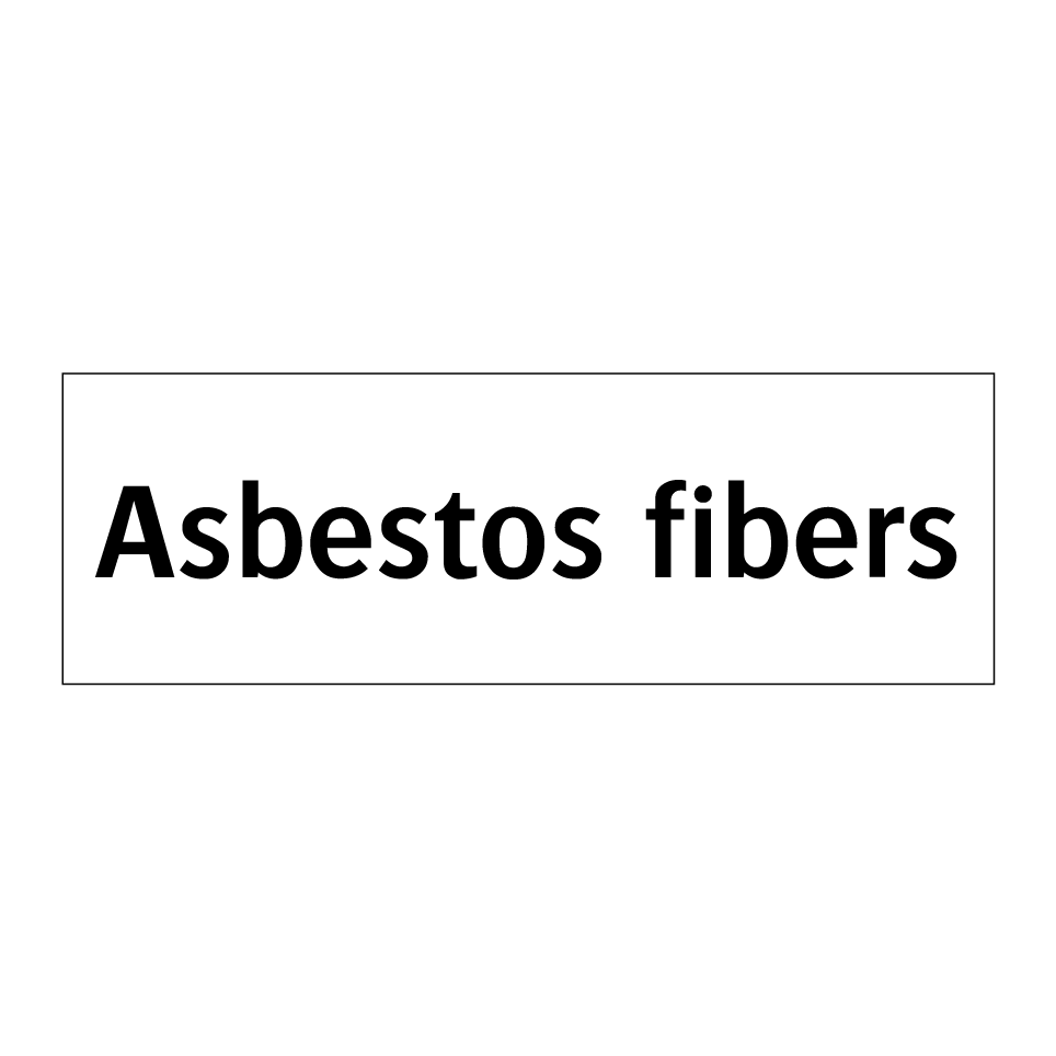 Asbestos fibers