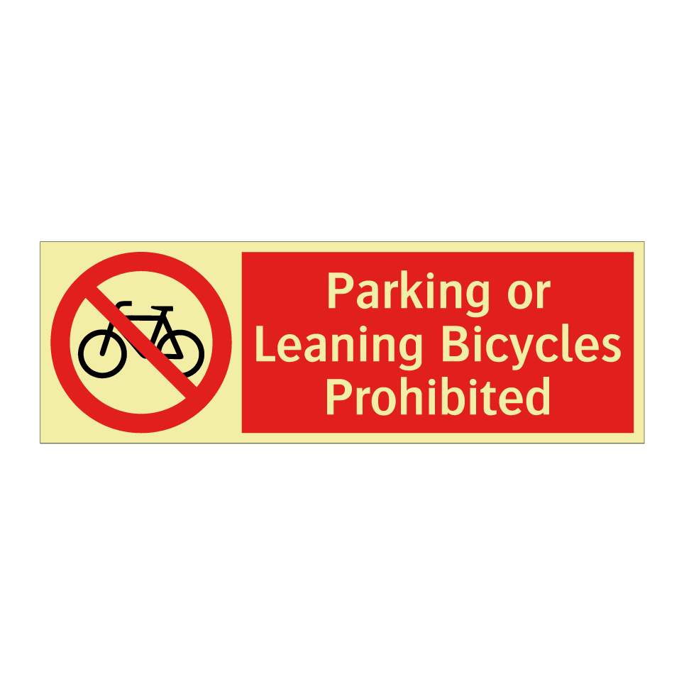 Parking or Leaning Bicycles Prohibited