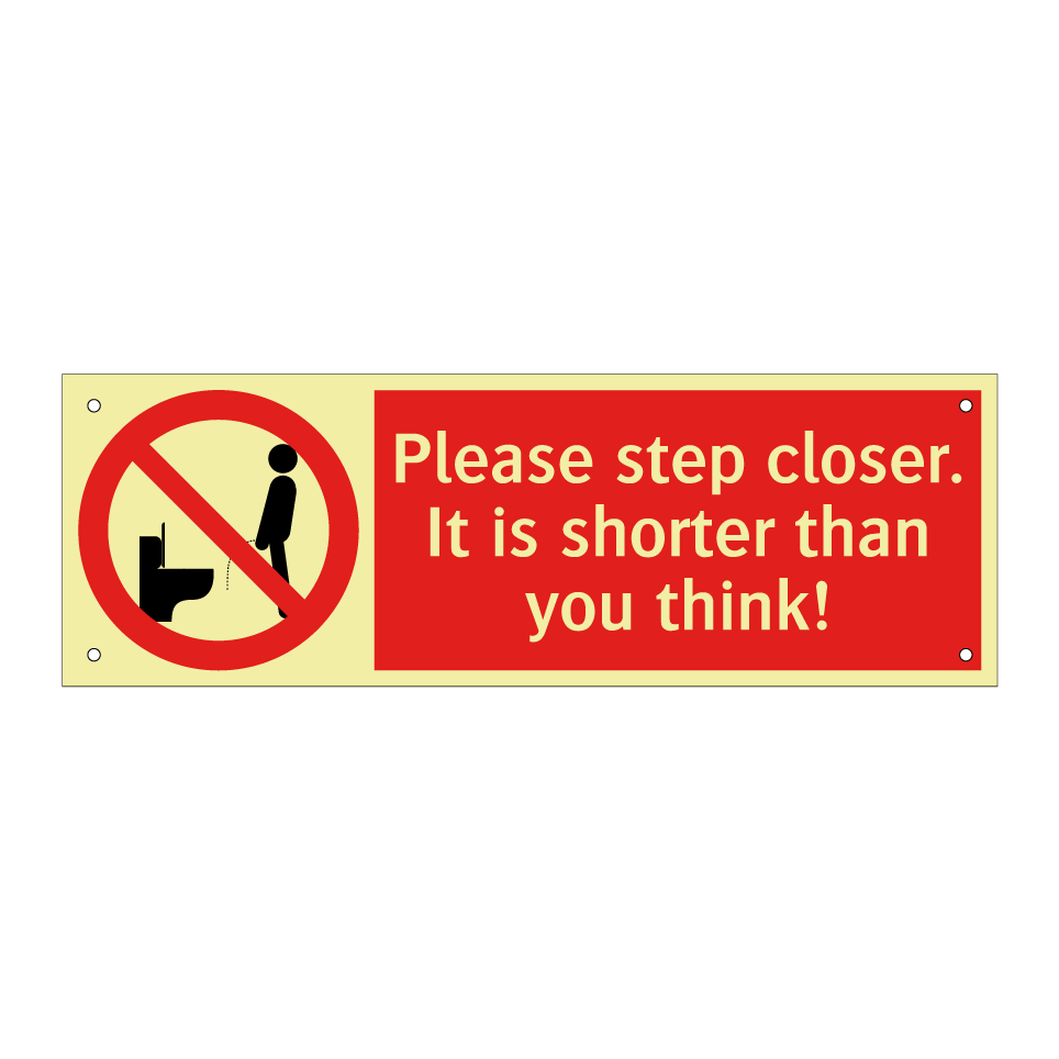 Please step closer. It is shorter than you think!