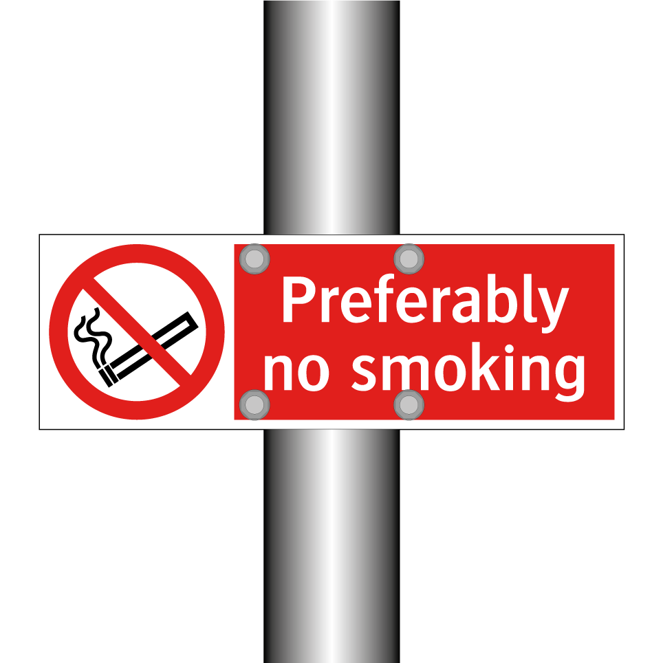 Preferably no smoking