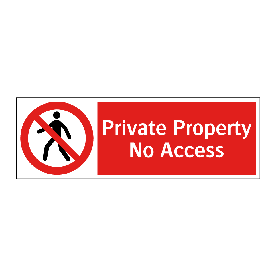 Private Property No Access