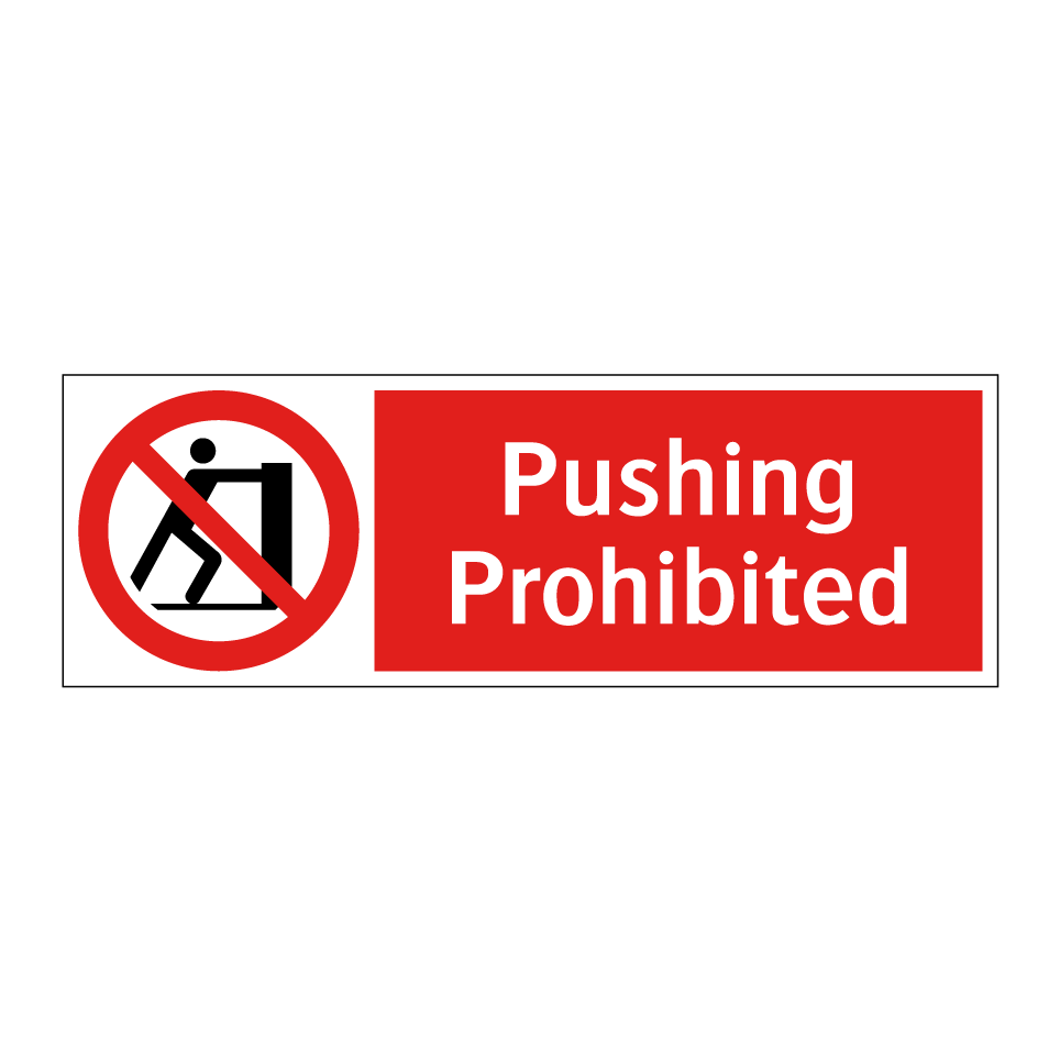 Pushing Prohibited