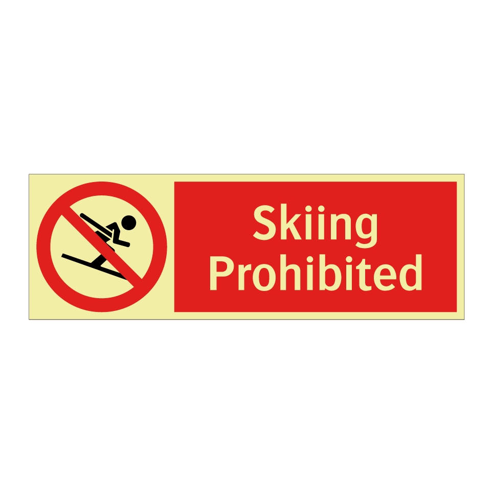Skiing Prohibited