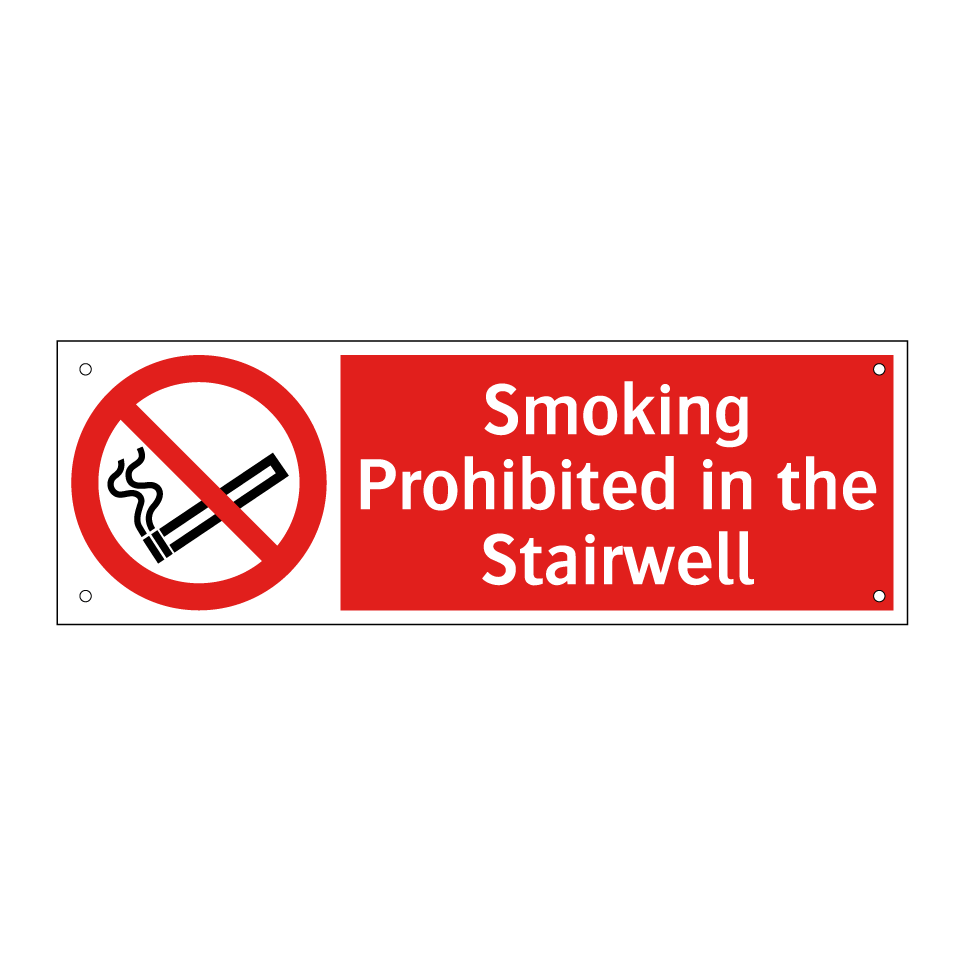 Smoking Prohibited in the Stairwell