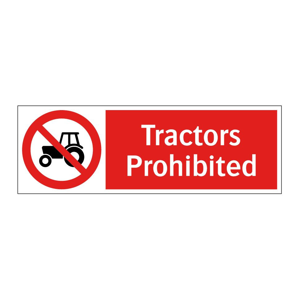 Tractors Prohibited