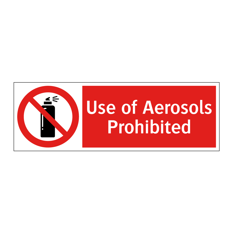 Use of Aerosols Prohibited