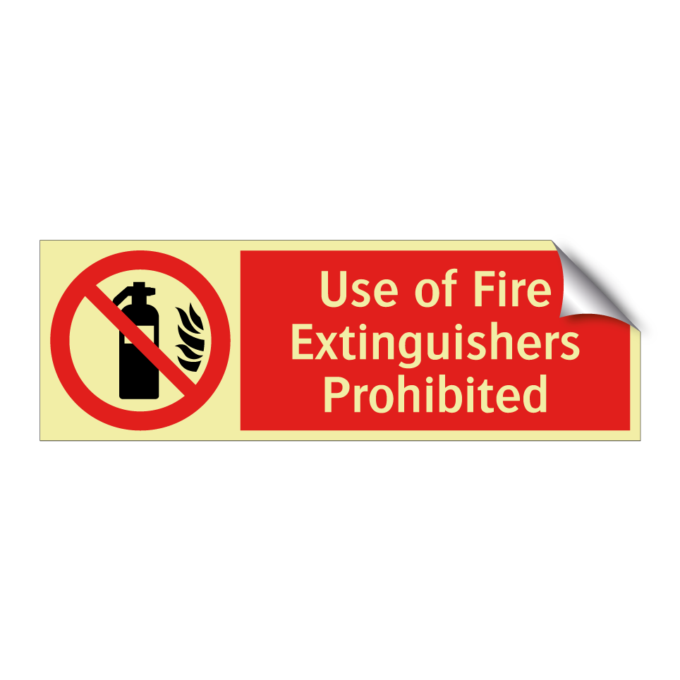 Use of Fire Extinguishers Prohibited