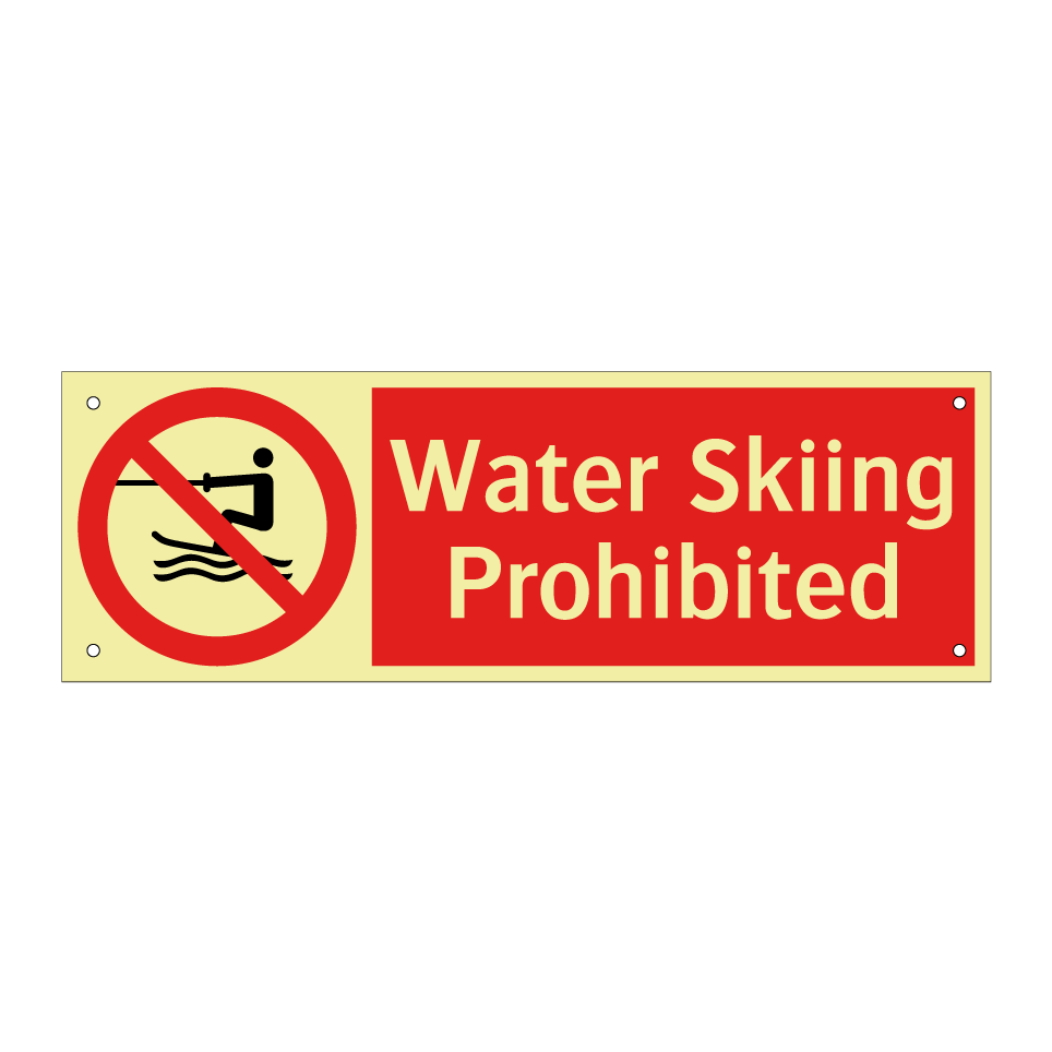 Water Skiing Prohibited