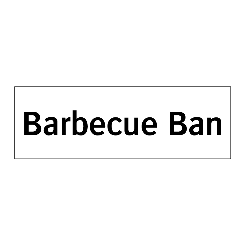 Barbecue Ban