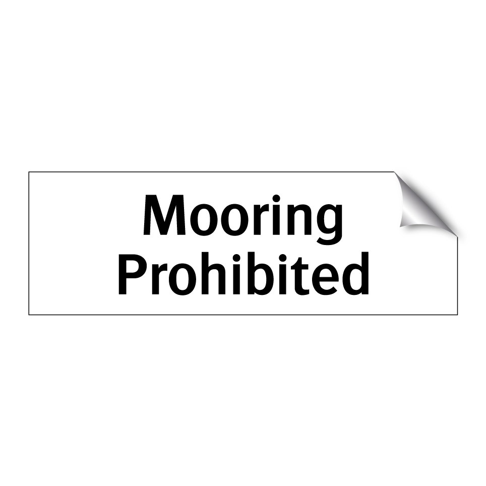 Mooring Prohibited