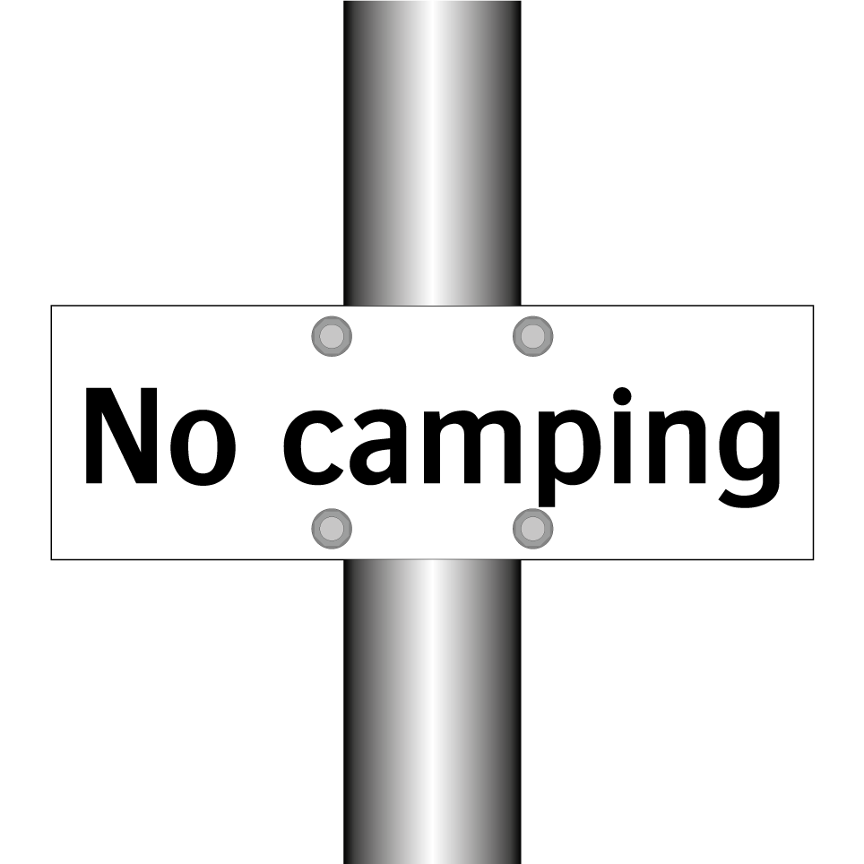 No camping