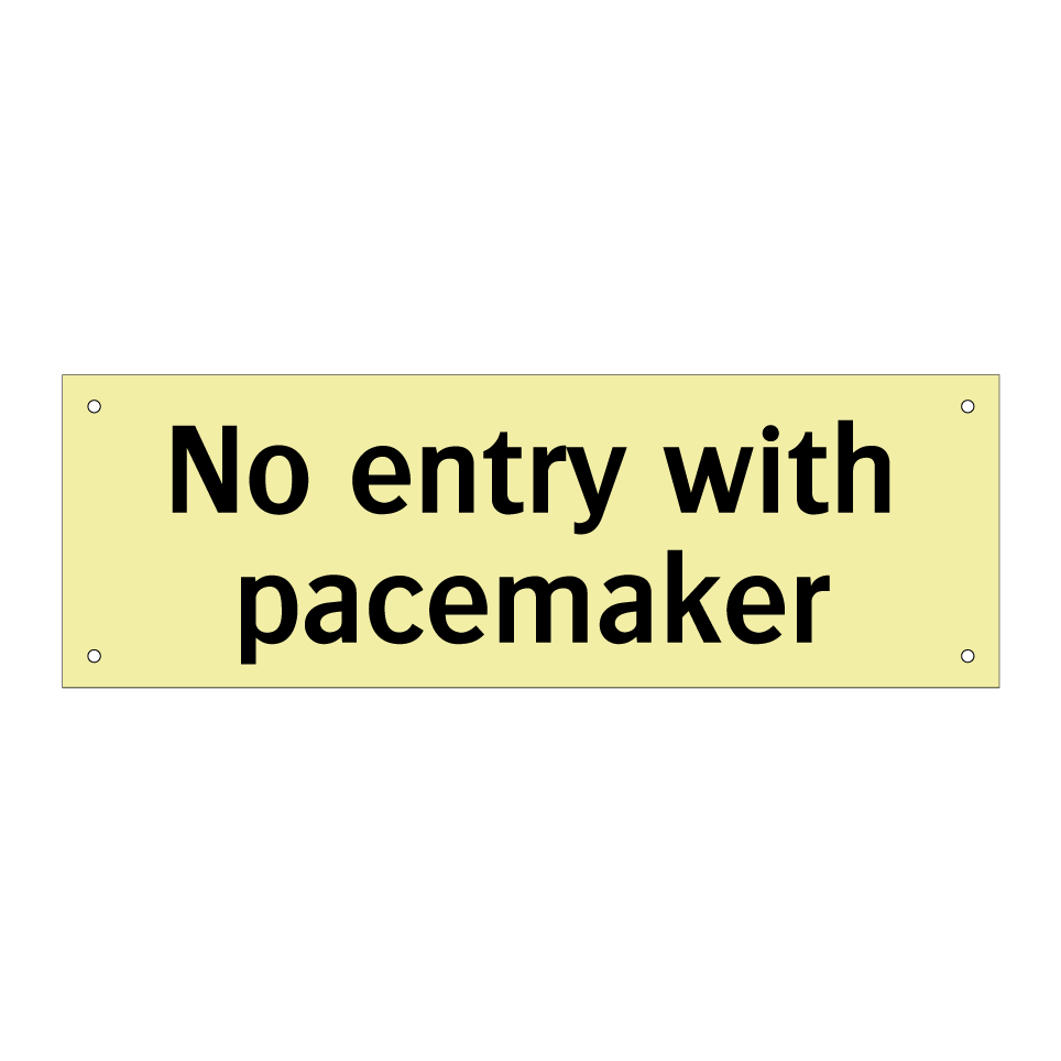 No entry with pacemaker